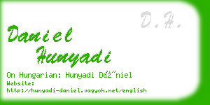 daniel hunyadi business card